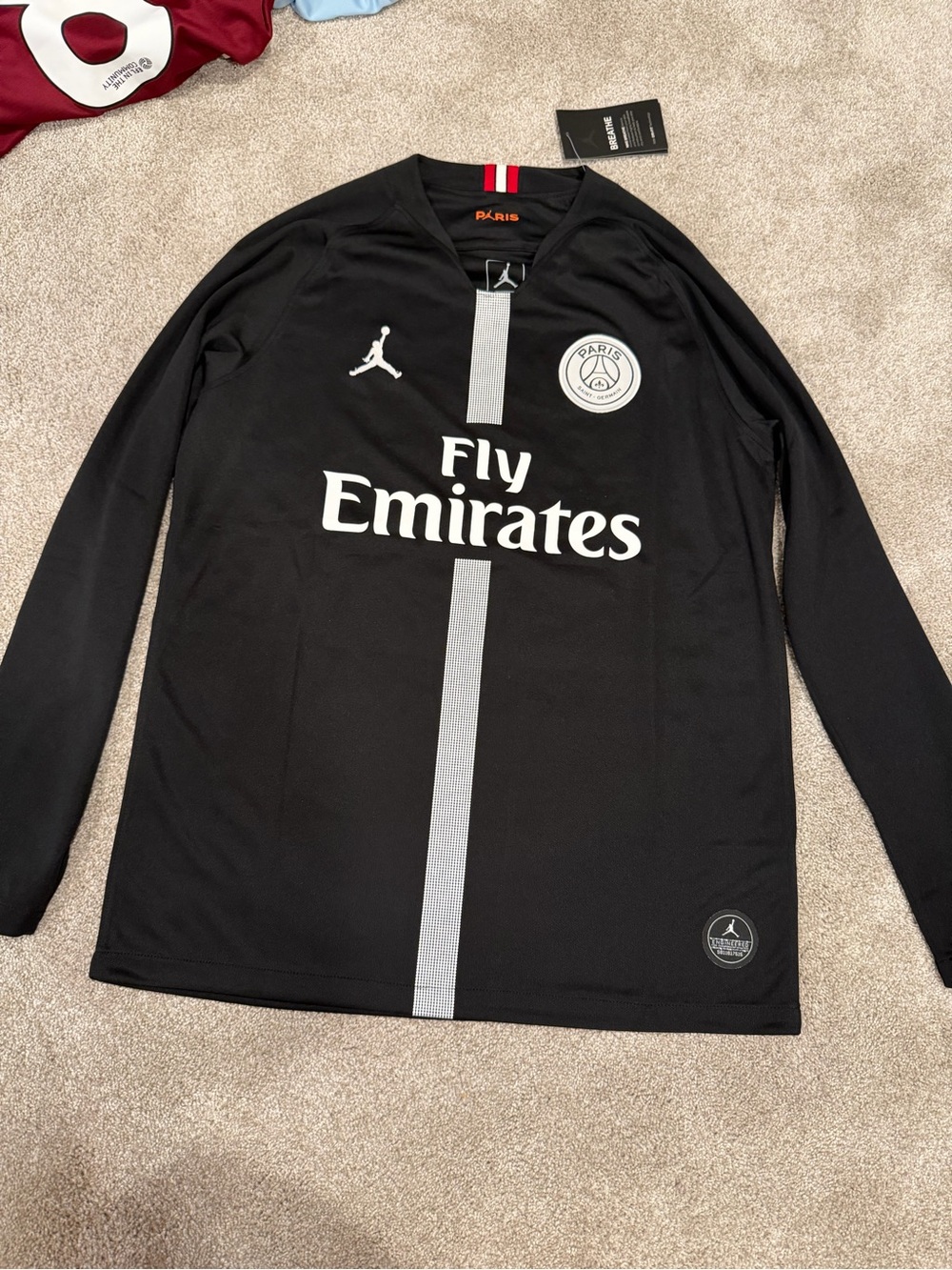 Men’s classic PSG iconic Neymar #10 slim fit long sleeve jersey